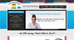 Desktop Screenshot of centralprinterresources.com